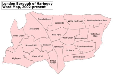 Haringey Ward Map